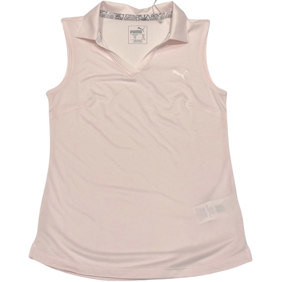 💎 4 for $25 💎 NWT Puma Girls Heather Polo Top Size 11-12 - Picture 2 of 2